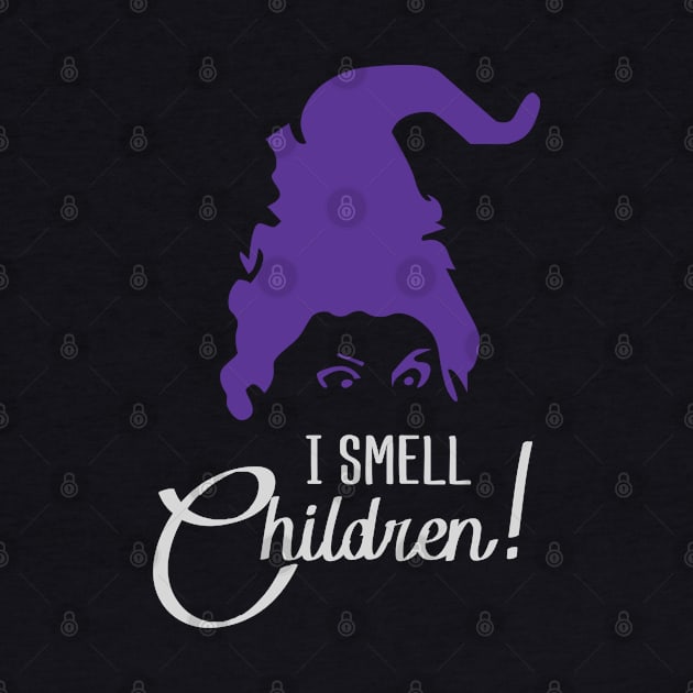 I Smell Children T-Shirt Funny Sanderson Sisters Hocus Pocus Halloween by Otis Patrick